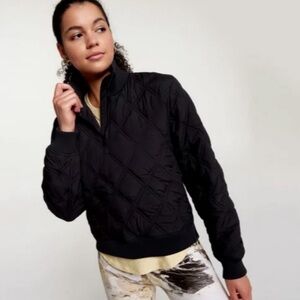 Calia Quilted Puffer Quarter Zip